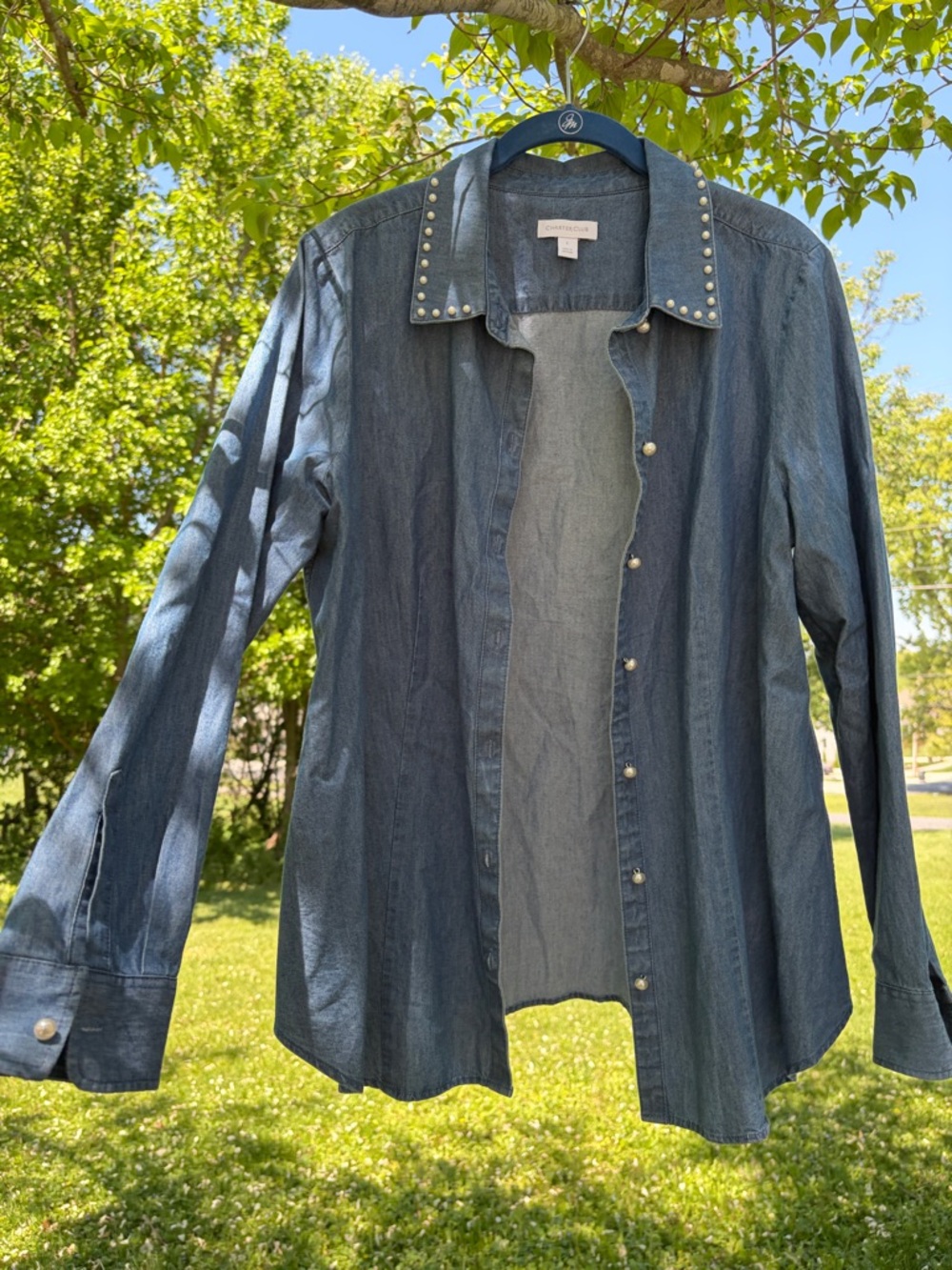 100% cotton Charter Club button down